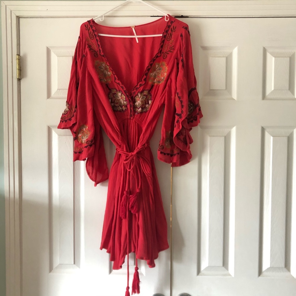 Free People Embroidered Dress